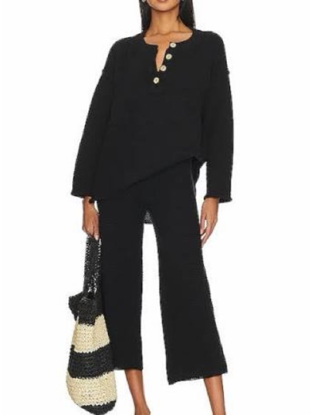 Free People Hailee Set in Black